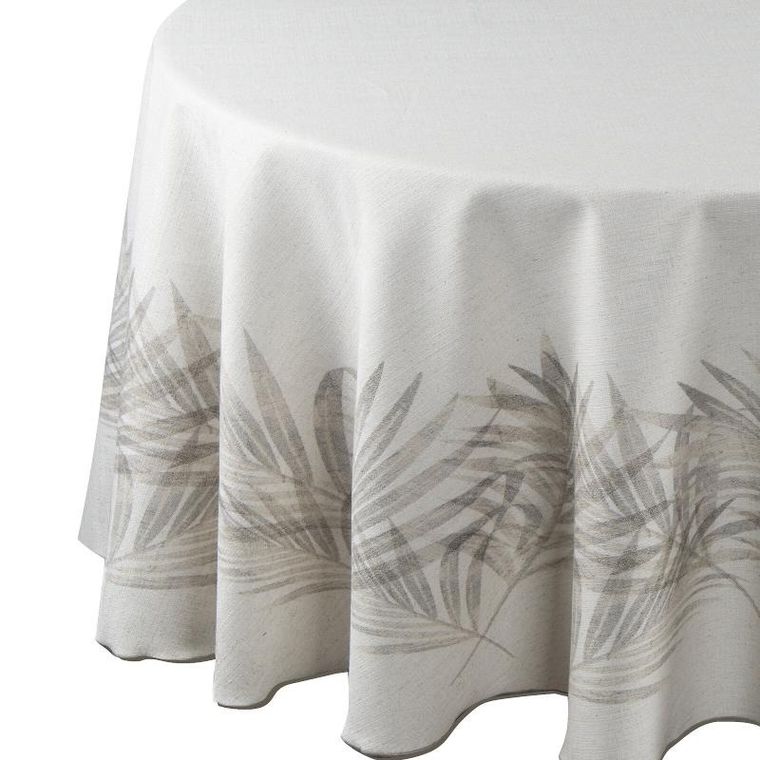 Eurofirany, obrus Ines, o 150 cm, beżowy