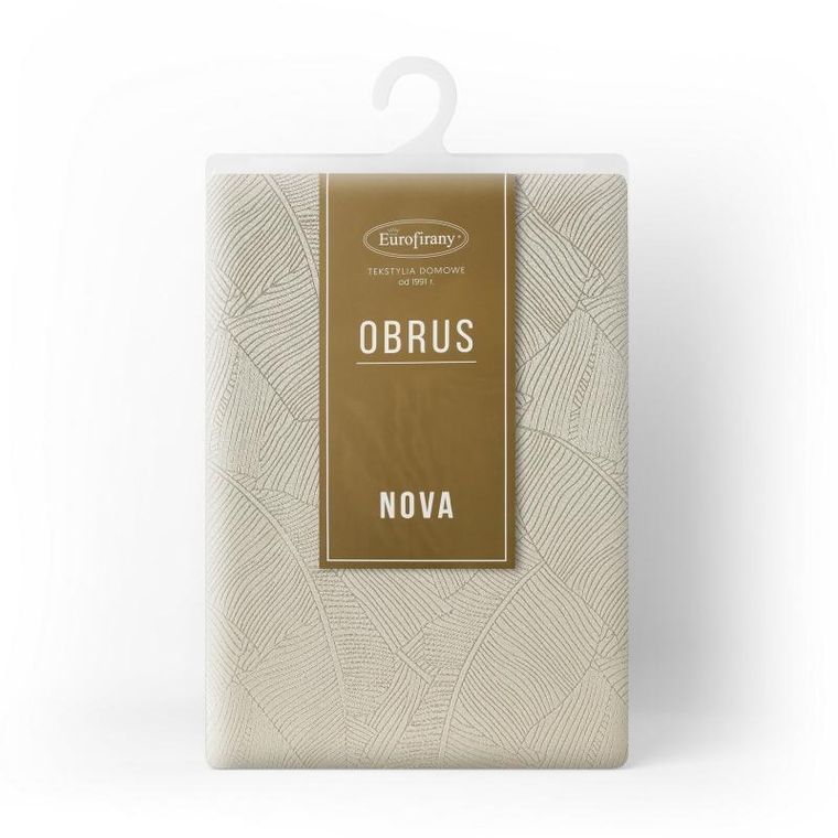 Eurofirany, obrus, Isla, 140-220 cm, kremowy