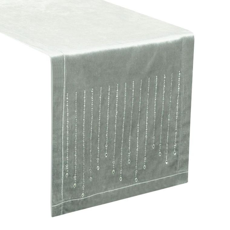 Eurofirany, obrus Royal, 35-220 cm, srebrny