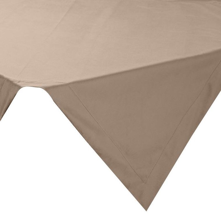 Eurofirany, obrus serweta, 85-85 cm, beżowy