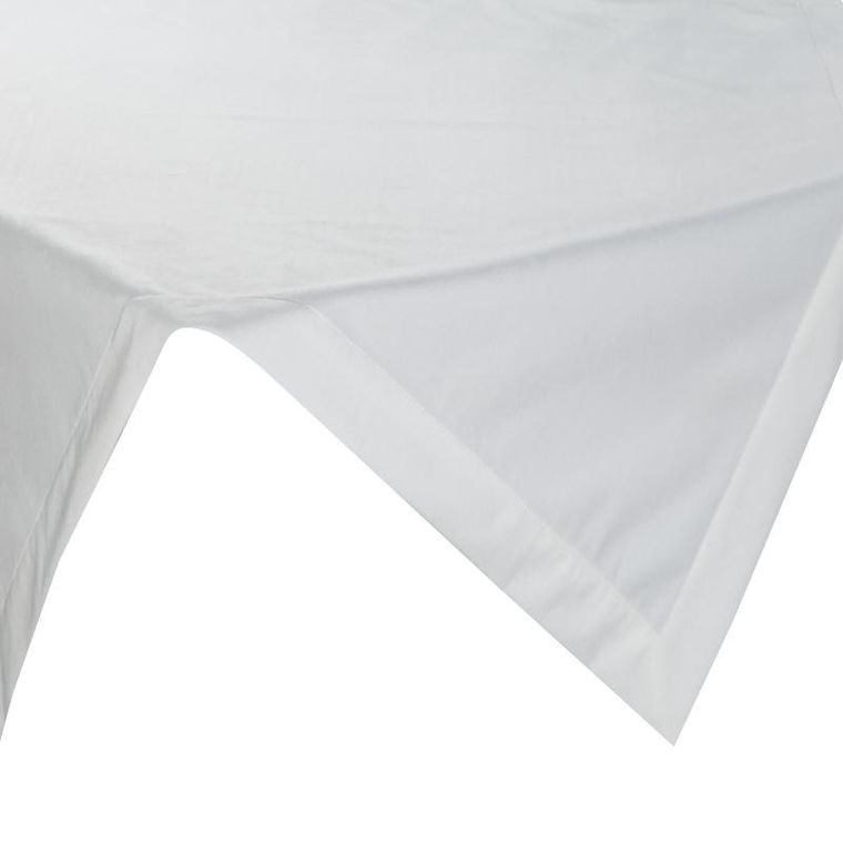 Eurofirany, obrus serweta, 85-85 cm, biały