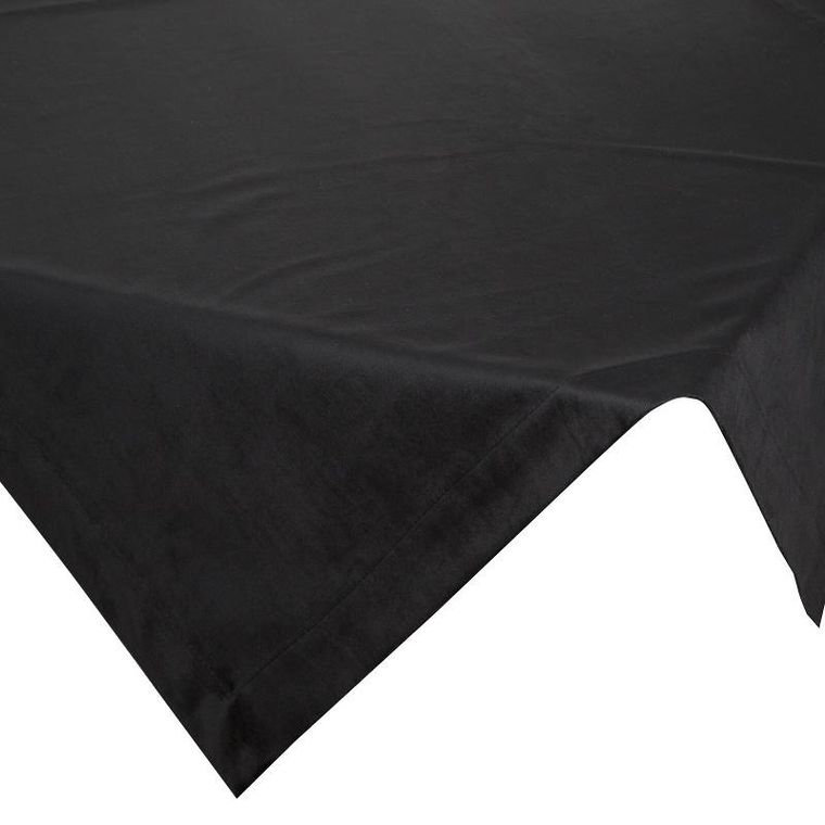 Eurofirany, obrus serweta, 85-85 cm, czarny
