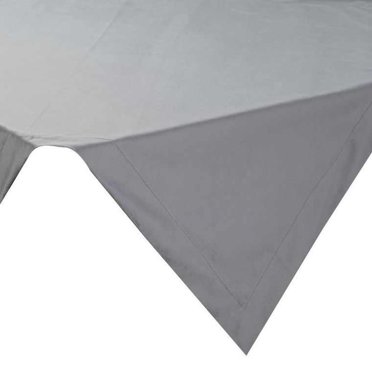 Eurofirany, obrus serweta, 85-85 cm, stalowy