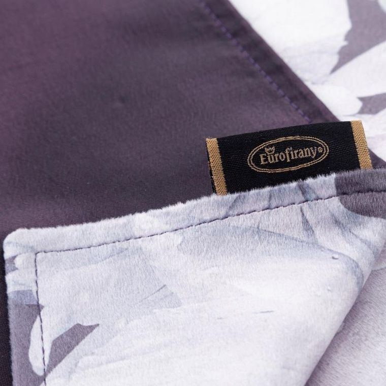 Eurofirany, obrus velvet, 30-40 cm, fioletowy