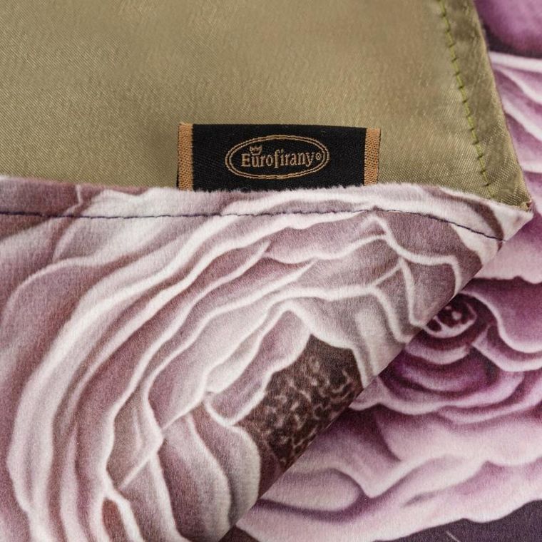 Eurofirany, obrus velvet, 30-40 cm, pudrowy