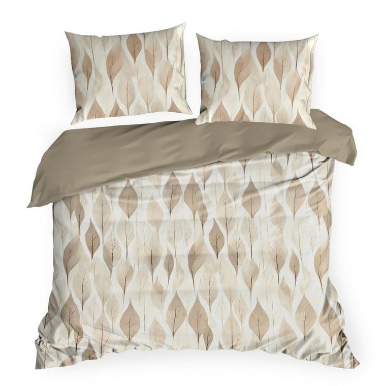 Eurofirany, pościel d91 Dafne, 220-200 cm, brązowy