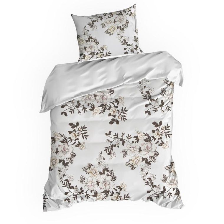 Eurofirany, pościel d91, Inga, 140-200 cm, biały