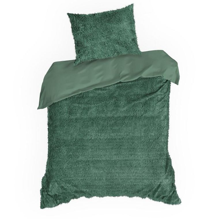 Eurofirany, pościel d91 Tiffany, 220-200 cm, ciemnozielony