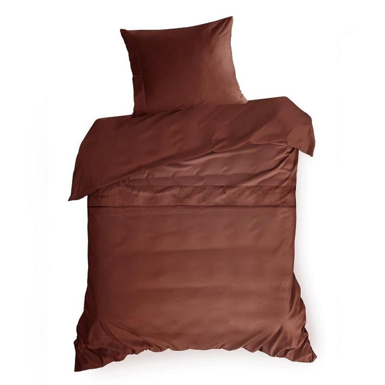 Eurofirany, pościel elegant, 160-200 cm, marsala