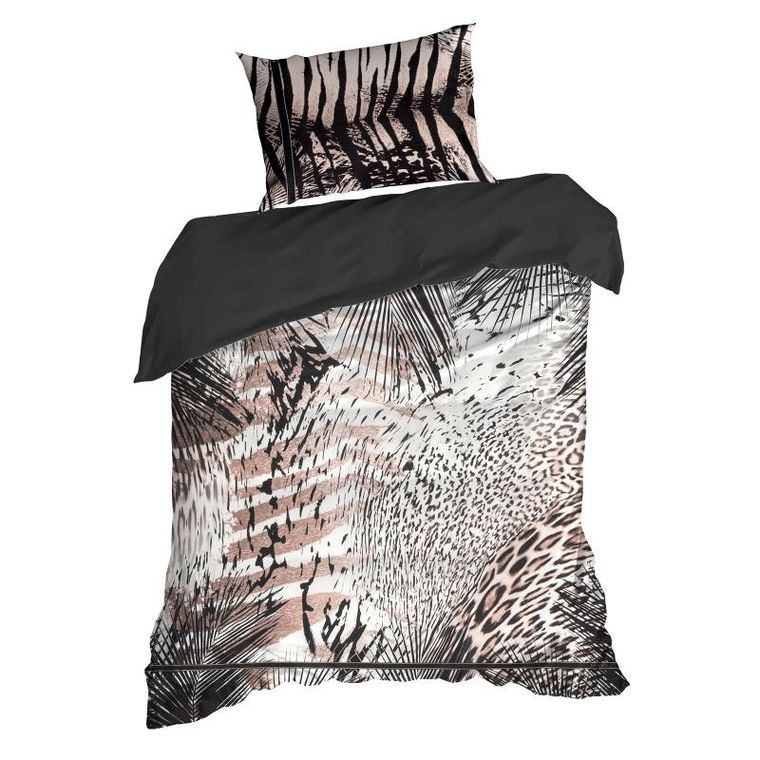 Eurofirany, pościel Eva, 140-200 cm, jasnobrązowy