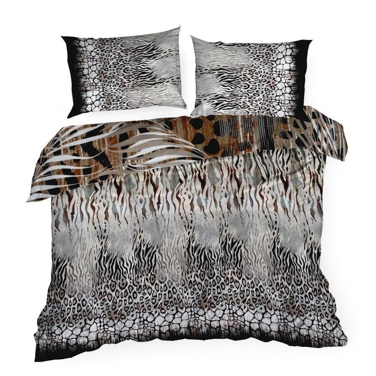 Eurofirany, pościel Eva, 160-200 cm, brązowy