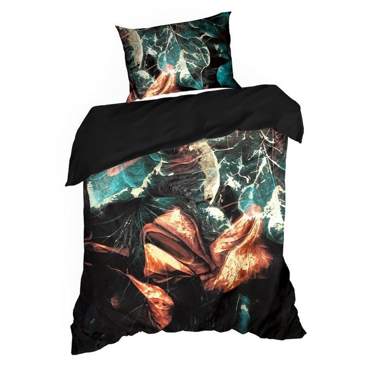 Eurofirany, pościel Eva, 220-200 cm, czarny