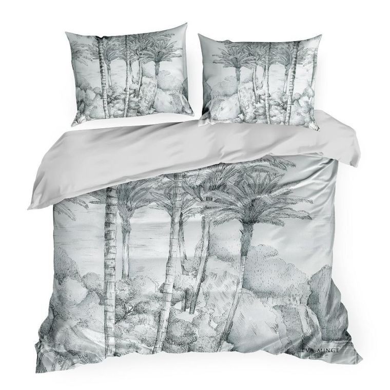 Eurofirany, pościel Skye, 220-200 cm, jasnoszary