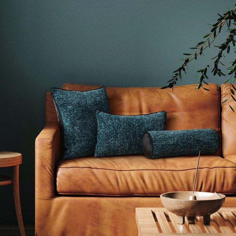 Eurofirany, poszewka Bari 02, 45-45 cm, niebieski