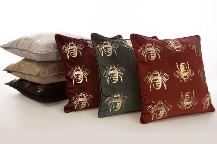 Eurofirany, poszewka blink, 45-45 cm, ceglany