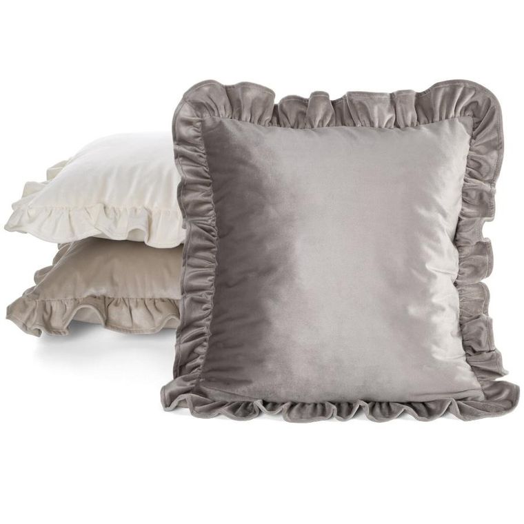 Eurofirany, poszewka Brenda, 45-45 cm, oliwkowy