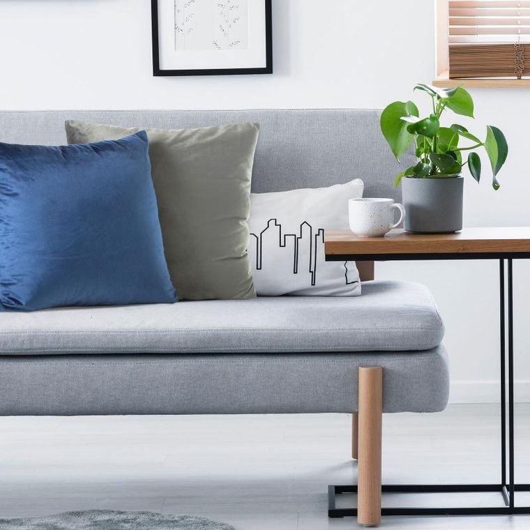 Eurofirany, poszewka D91 Rossa, 40-40 cm, stalowy