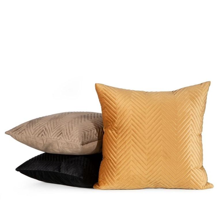 Eurofirany, poszewka Sofia, 45-45 cm, miodowy