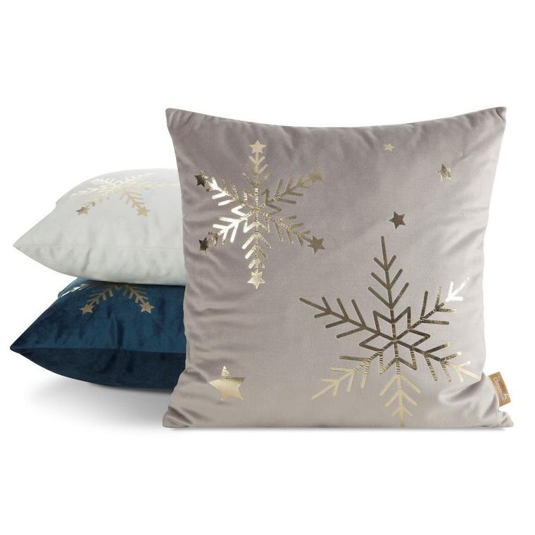 Eurofirany, poszewka świąteczna, 45-45 cm, ciemnozielony