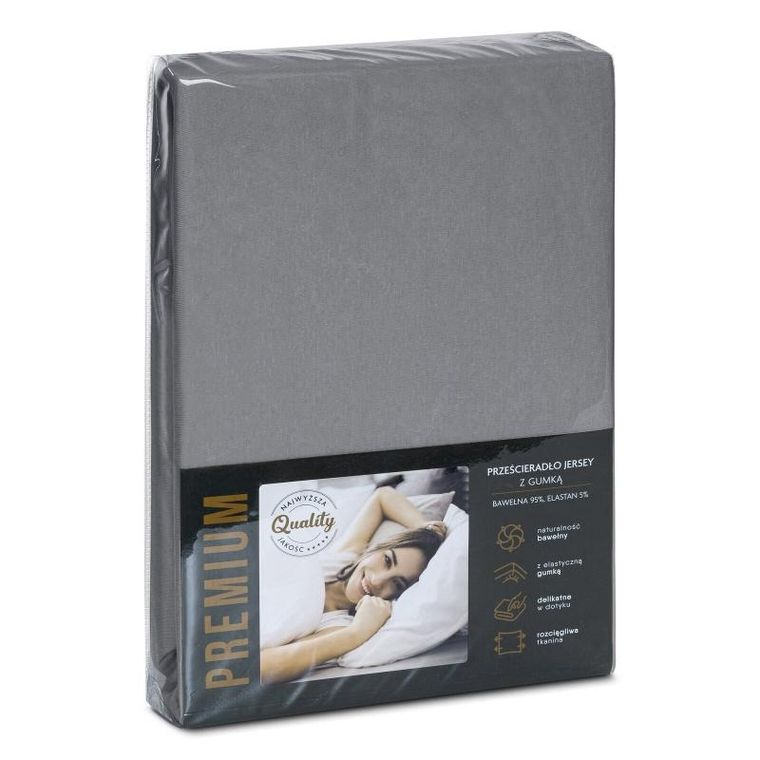 Eurofirany, prześcieradło z gumką, 240-220 cm, wysokość 30 cm