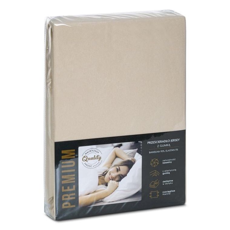 Eurofirany, prześcieradło z gumką, 90-200 cm, wysokość 25 cm