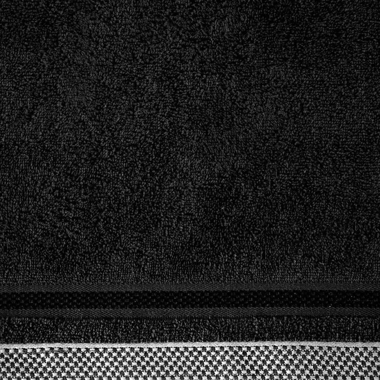 Eurofirany, ręcznik Abbie, 100-150 cm, czarny