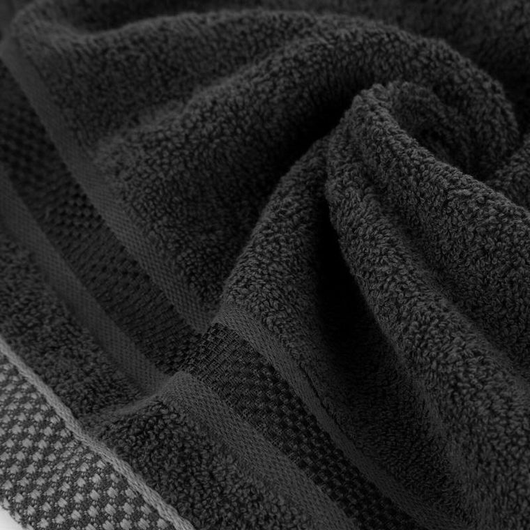 Eurofirany, ręcznik Abbie, 30-50 cm, czarny