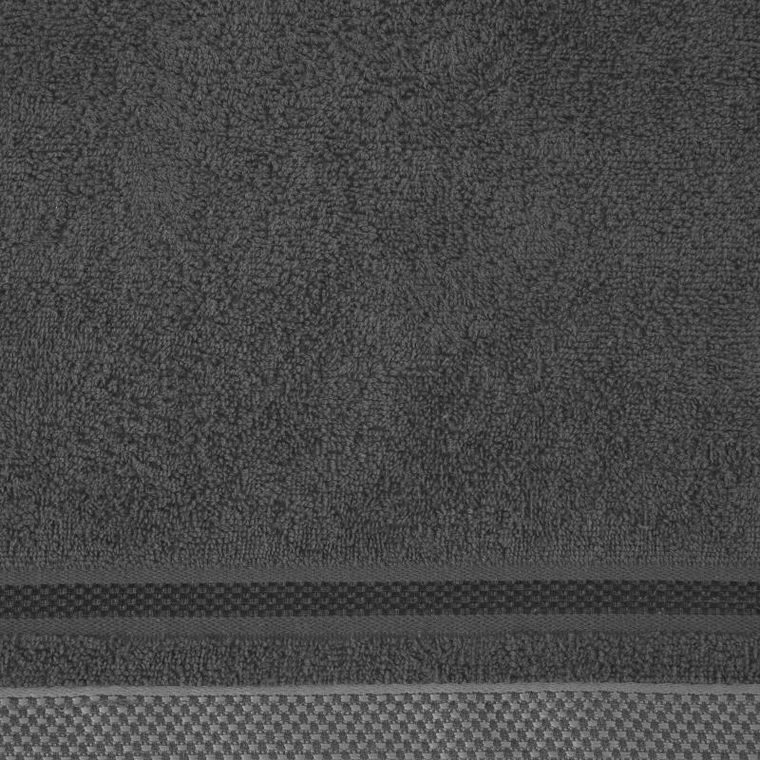 Eurofirany, ręcznik Abbie, 50-90 cm, stalowy