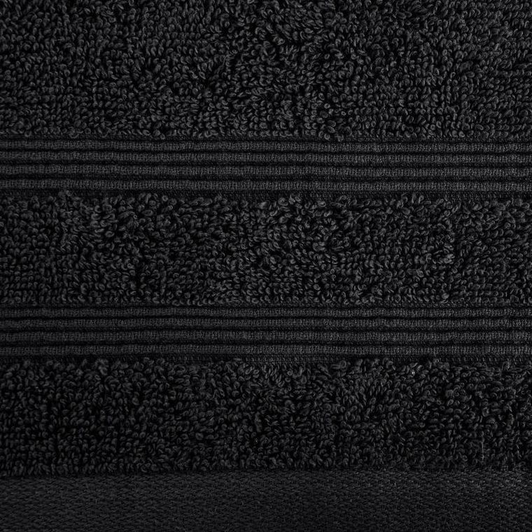 Eurofirany, ręcznik, Aline, 70-140 cm, czarny