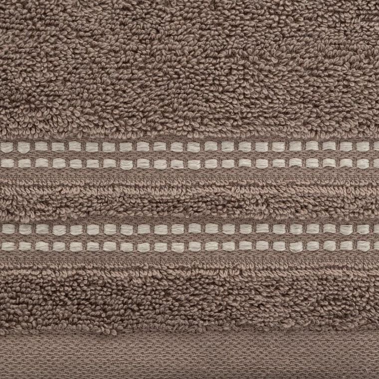 Eurofirany, ręcznik Ally, 50-90 cm, brązowy