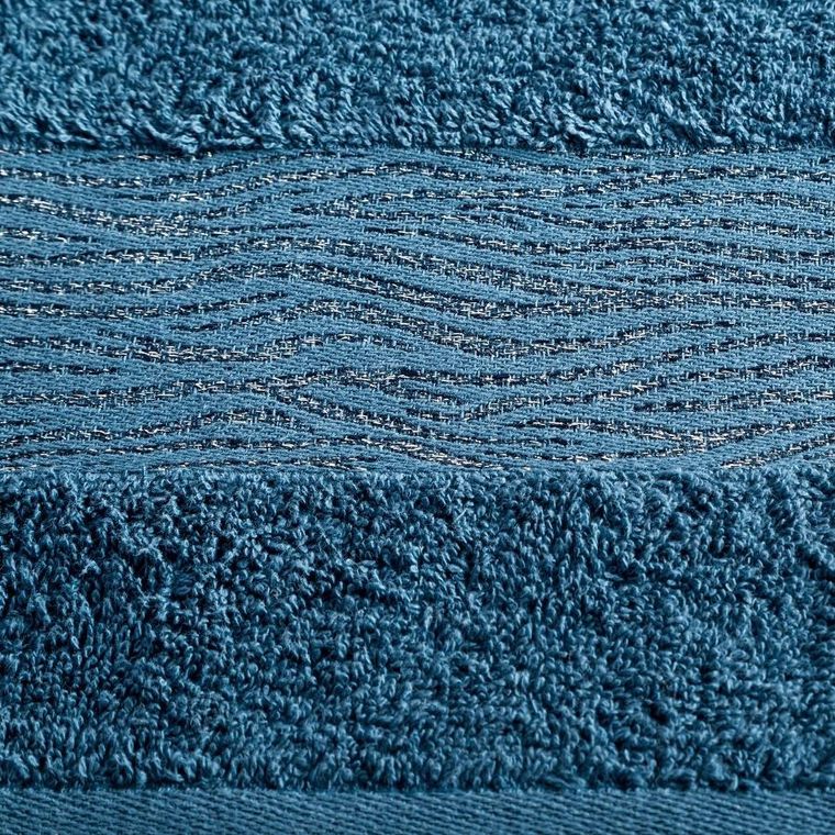 Eurofirany, ręcznik Amber, 70-140 cm, ciemnoturkusowy