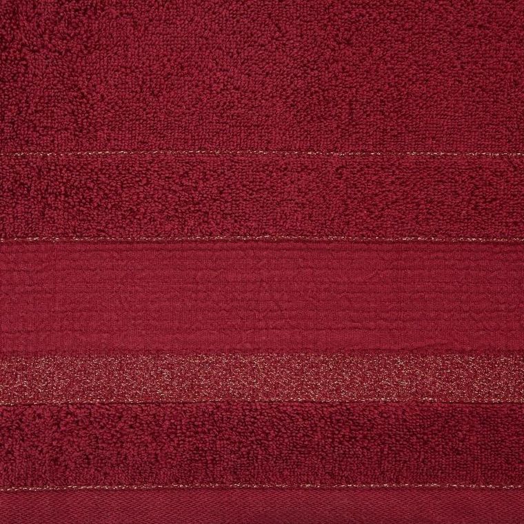 Eurofirany, ręcznik April, 50-90 cm, bordowy