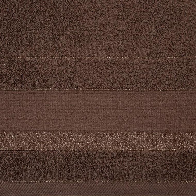 Eurofirany, ręcznik April, 50-90 cm, ciemnobrązowy