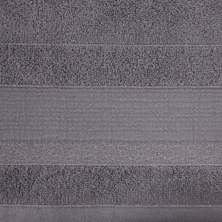 Eurofirany, ręcznik April, 50-90 cm, srebrny