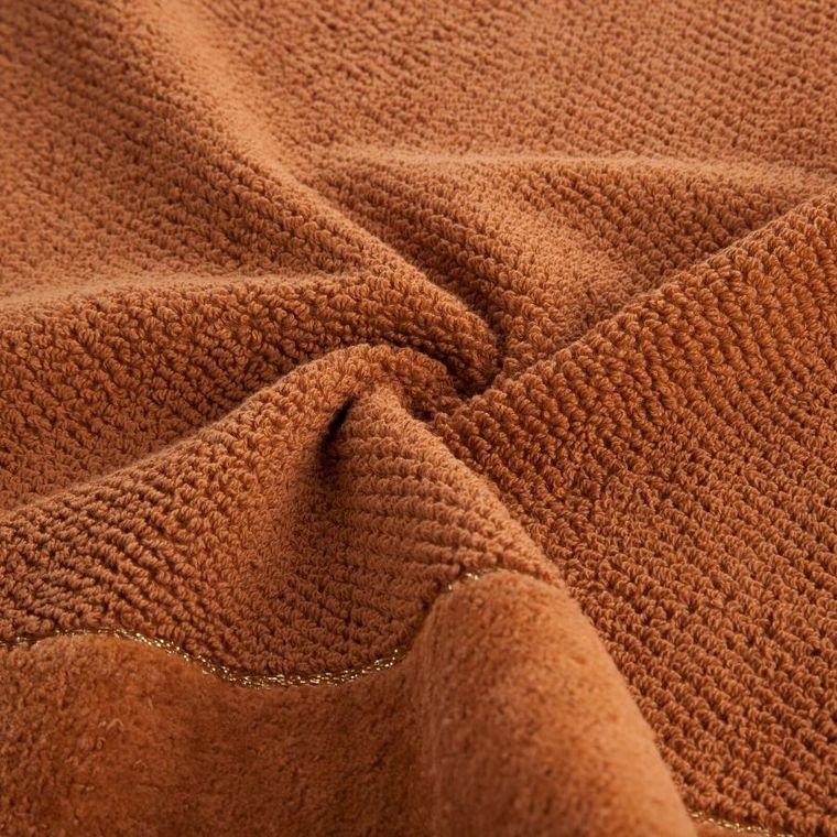 Eurofirany, ręcznik, Aria, 70-140 cm, ceglasty