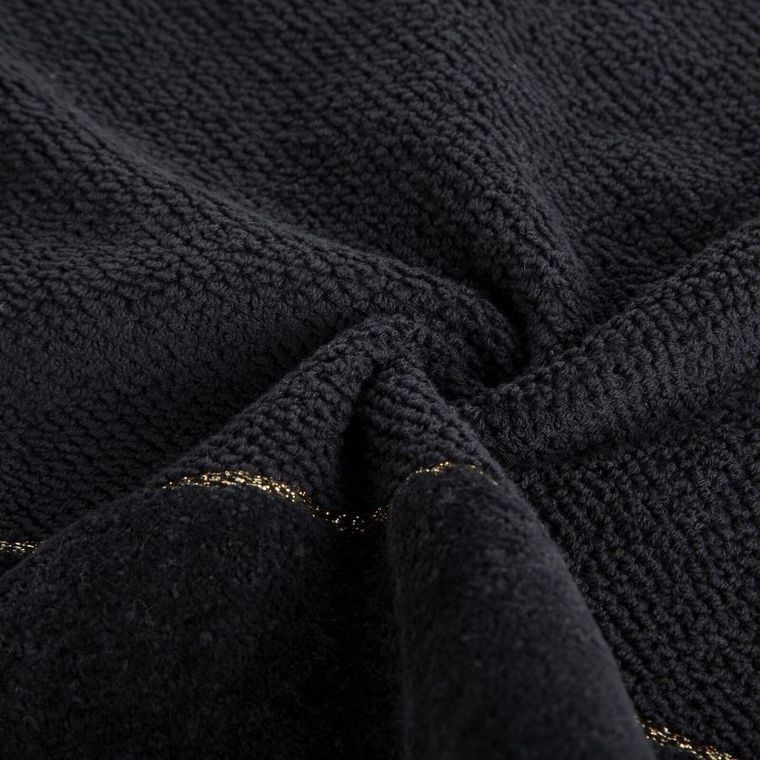 Eurofirany, ręcznik, Aria, 70-140 cm, czarny