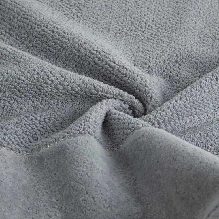 Eurofirany, ręcznik Aria, 70-140 cm, srebrny