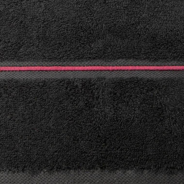 Eurofirany, ręcznik bambo, 50-90 cm, czarny