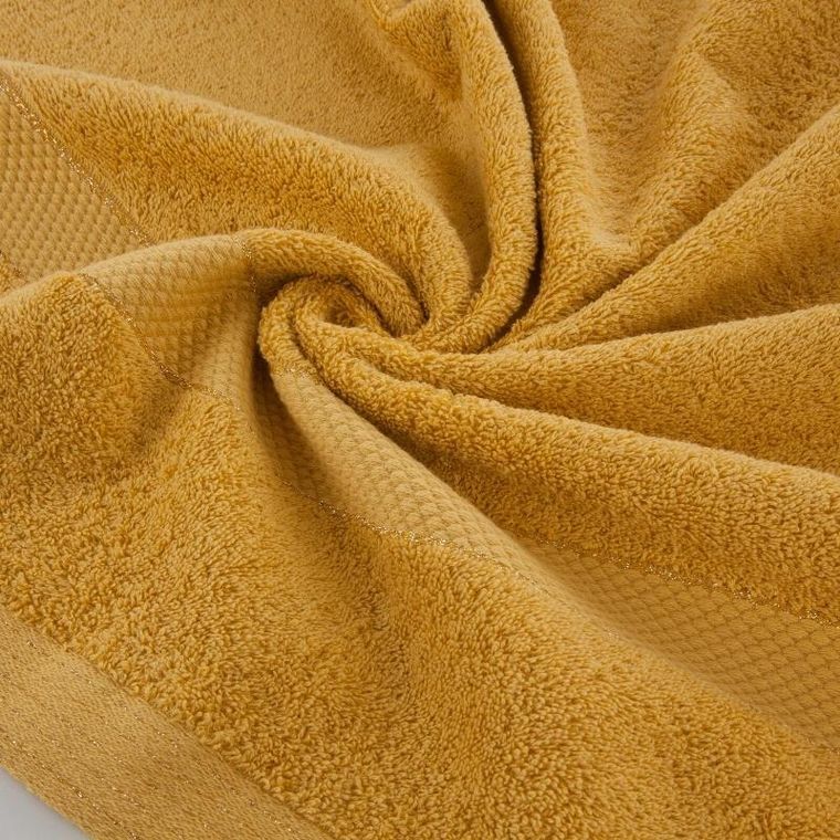 Eurofirany, ręcznik Bari, 70-140 cm, musztardowy
