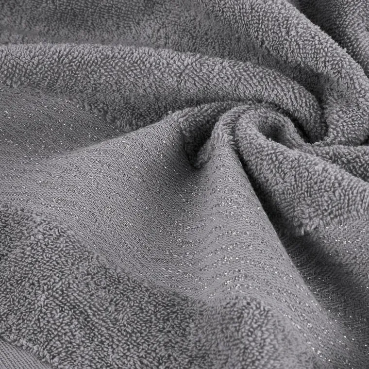 Eurofirany, ręcznik bawełniany, Amber 04, 50-90 cm, stalowy