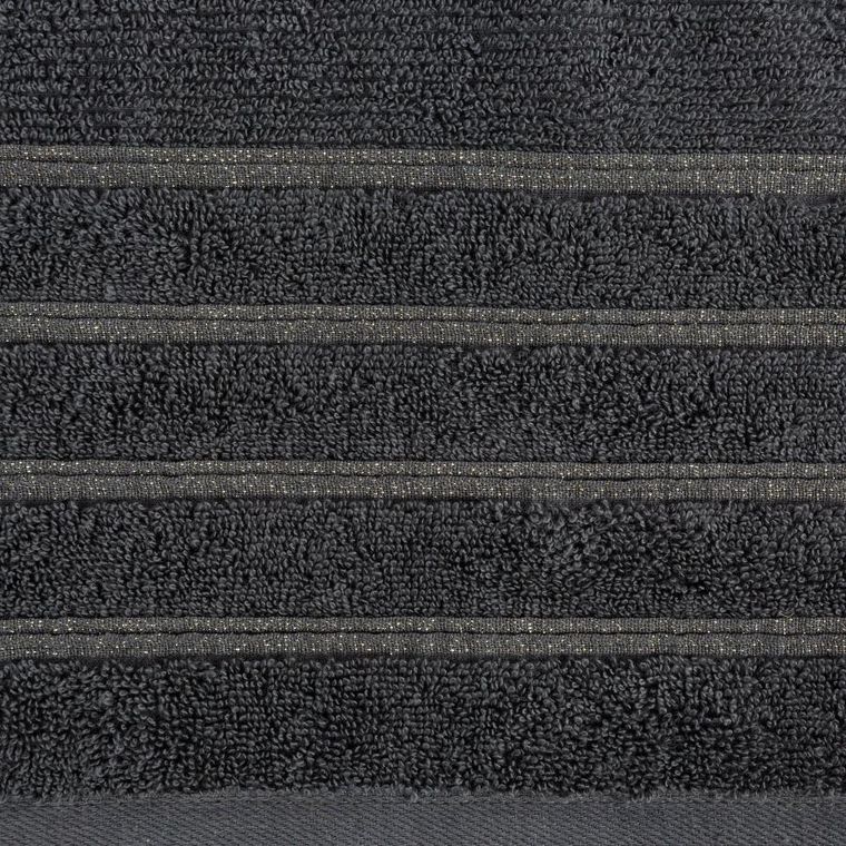 Eurofirany, ręcznik bawełniany, Amira 04, 70-140 cm, stalowy