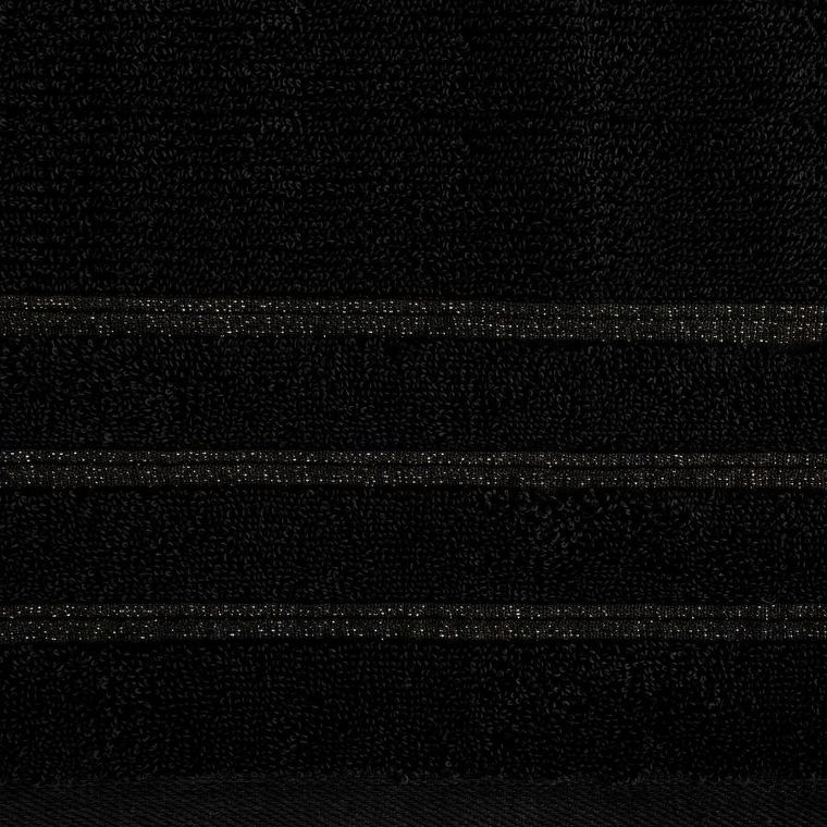 Eurofirany, ręcznik bawełniany, Amira 09, 50-90 cm, czarny