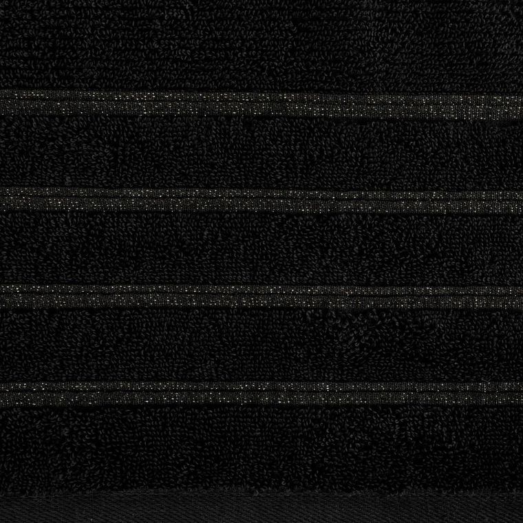 Eurofirany, ręcznik bawełniany, Amira 09, 70-140 cm, czarny