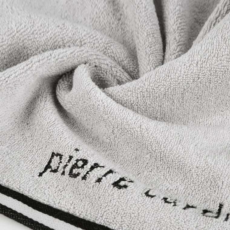 Eurofirany, ręcznik bawełniany, Pierre Cardin, 30-50 cm, srebrny