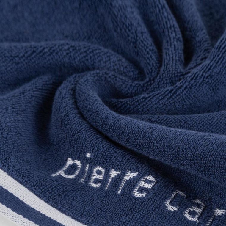 Eurofirany, ręcznik bawełniany, Pierre Cardin, 70-140 cm, granatowy