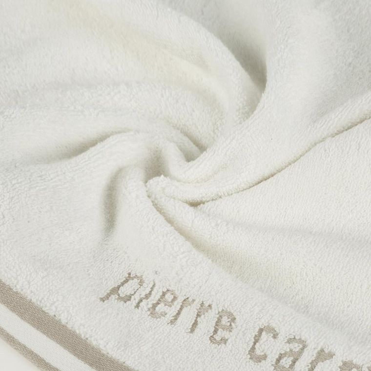 Eurofirany, ręcznik bawełniany, Pierre Cardin, 70-140 cm, kremowy