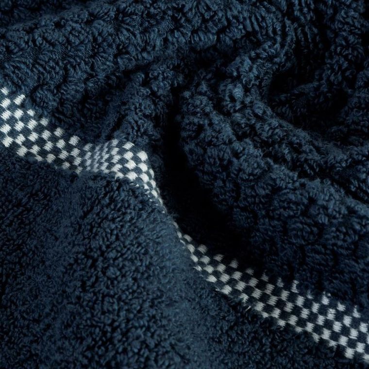 Eurofirany, ręcznik Caleb, granatowy, 70-140 cm