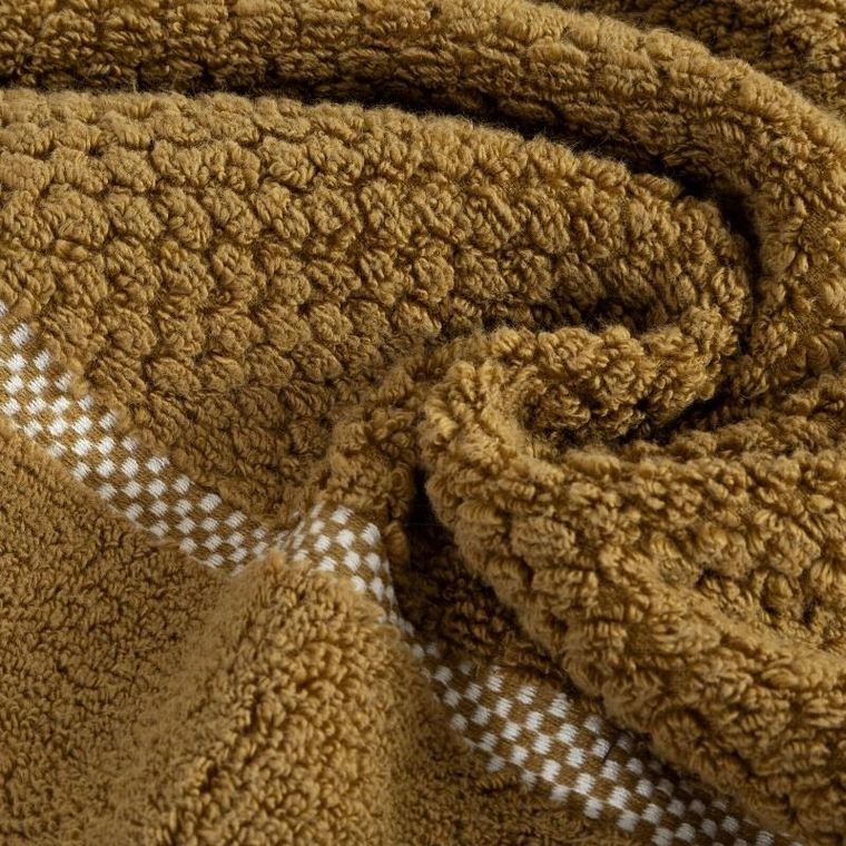 Eurofirany, ręcznik Caleb, miodowy, 50-90 cm