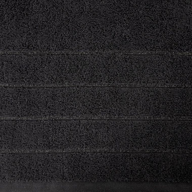 Eurofirany, ręcznik Dali, 70-140 cm, czarny