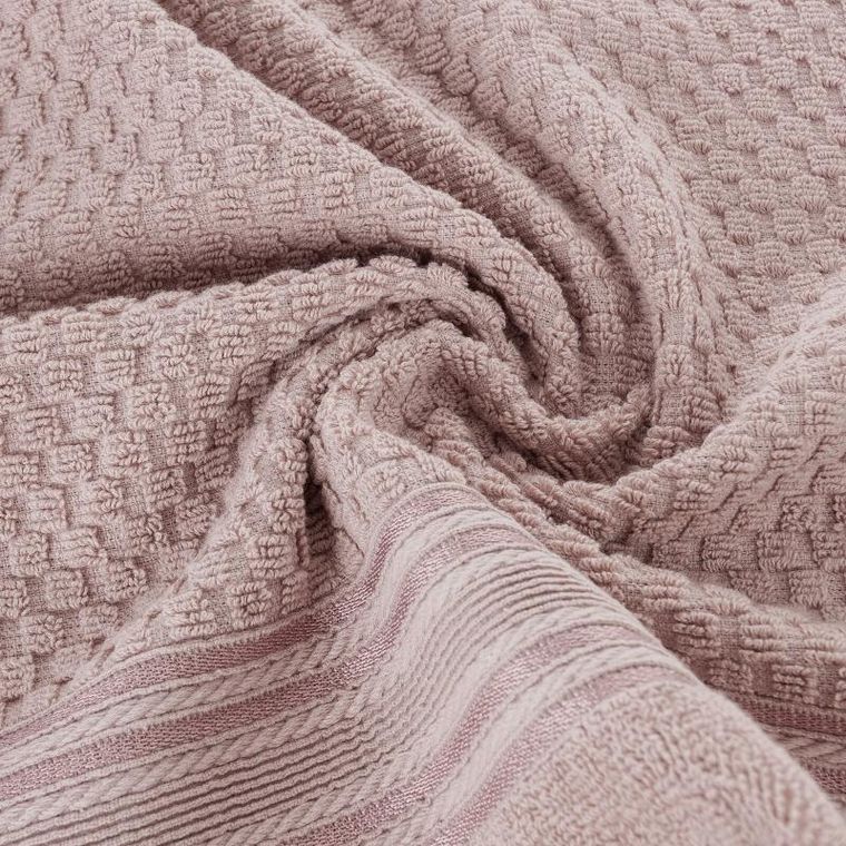 Eurofirany, ręcznik Davos, 30-50 cm, pudrowy